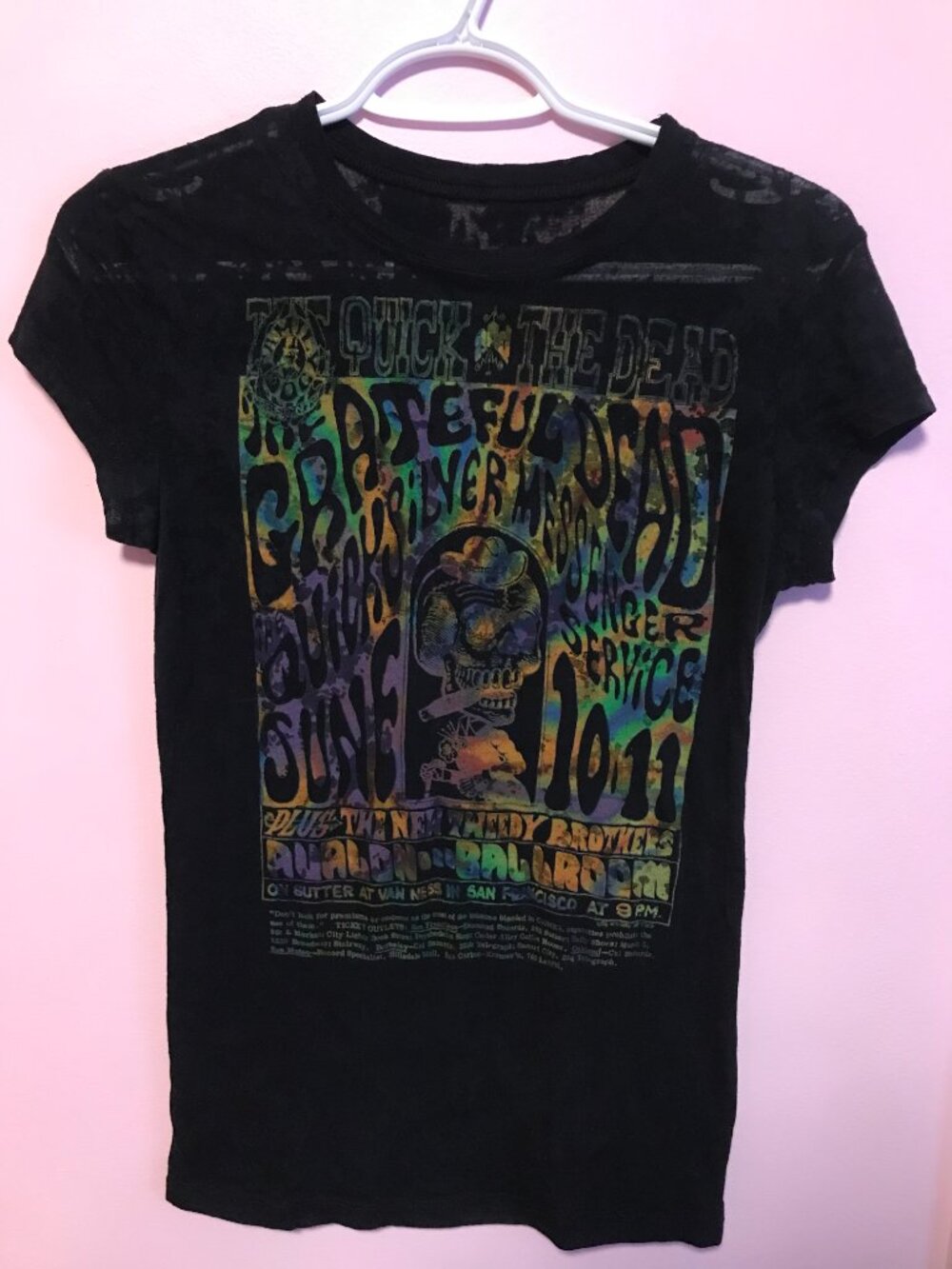 The Grateful Dead & Quicksilver Messenger Service Avalon Ballroom T-Shirt